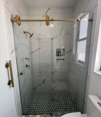 Olexis Single Slider Frameless Shower Door
