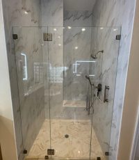 Inline Shower Door & Panel Frameless Shower Door
