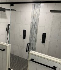 Inline Shower Door & Panel Frameless Shower Door